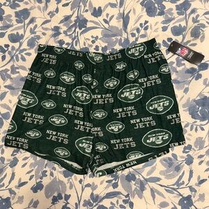 NFL Team Apparel New York Jets XL Sleep Shorts Boxers NWT Lounge